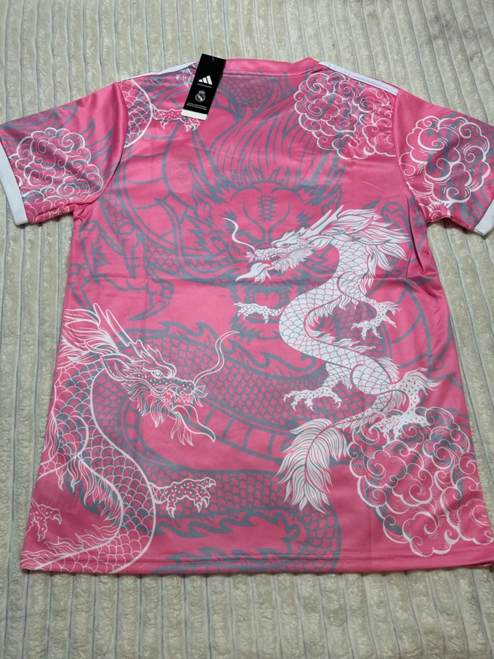 adidas Real Madrid Pink Dragon Graphic Jersey - Picture 5 of 5